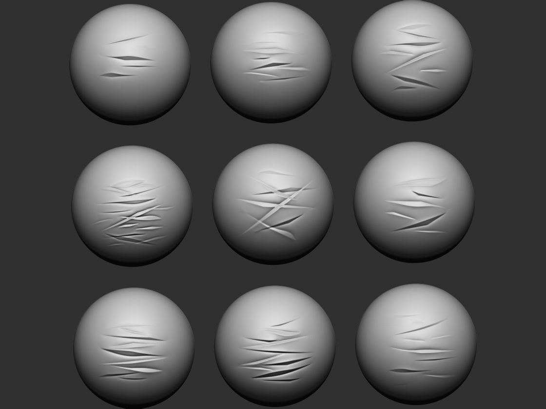 50 Memory Folds Alphas for Zbrush and more 3D model_1