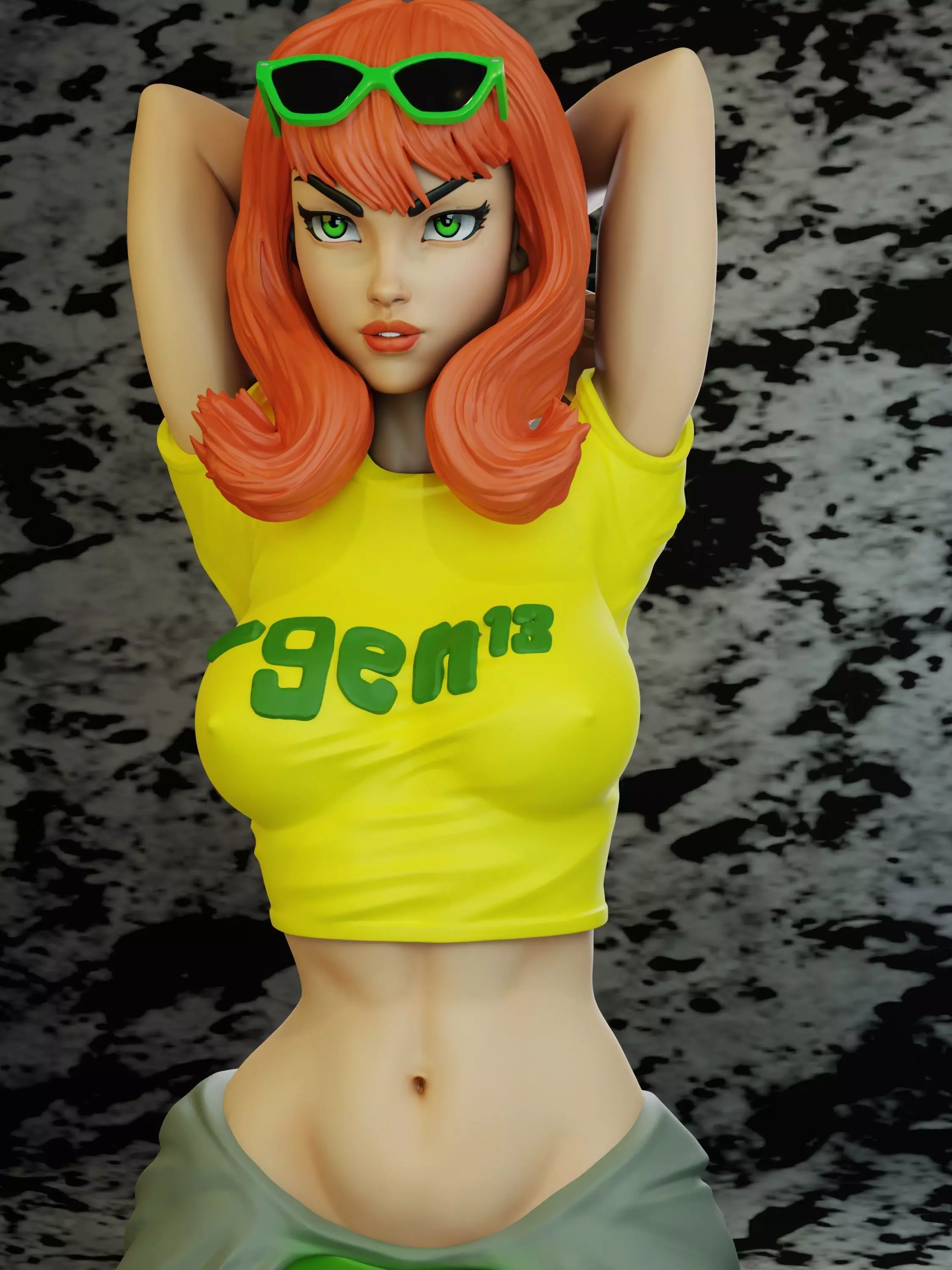 3D Caitlin Fairchild Fanart 3D print model_0