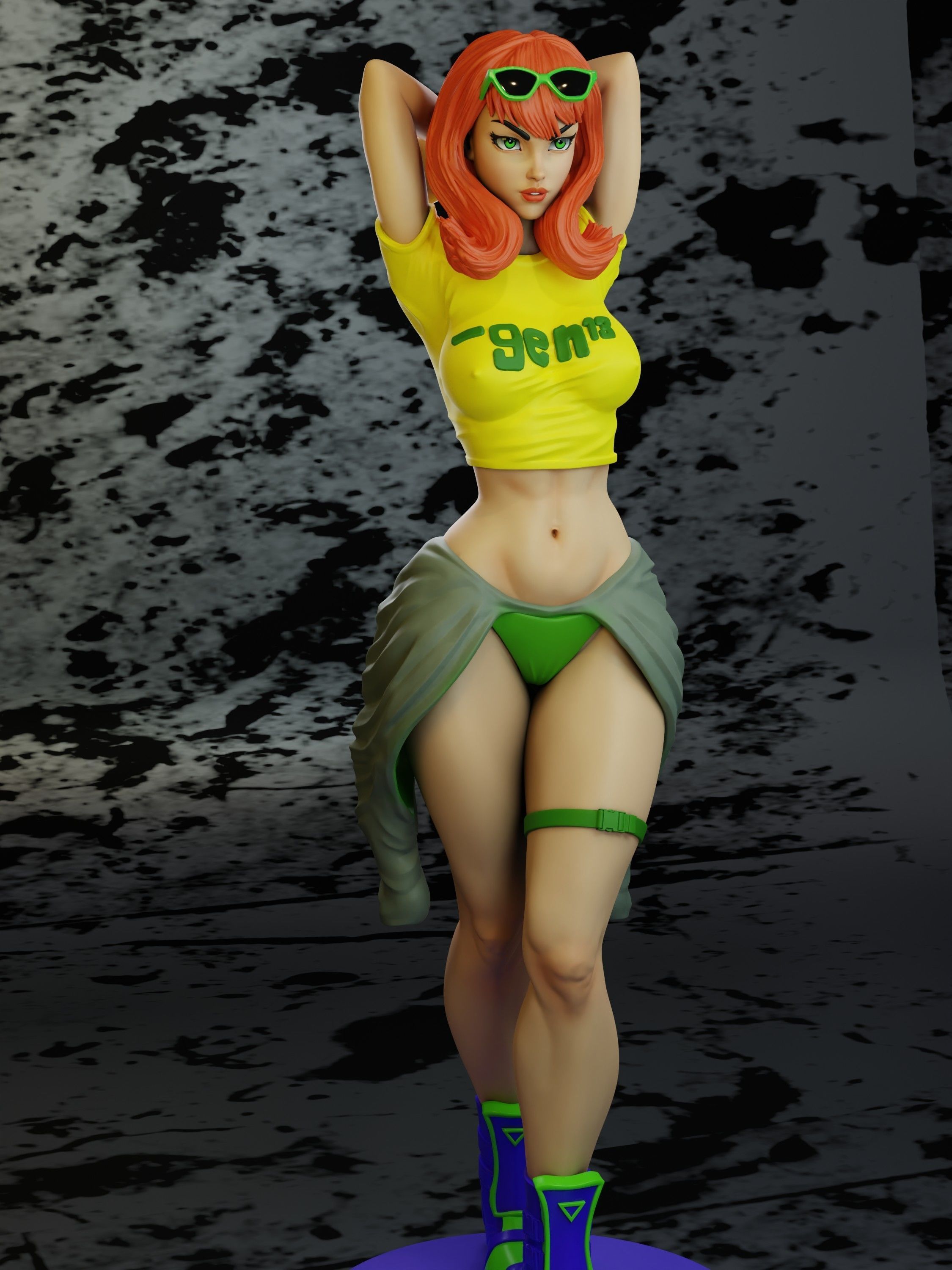 3D Caitlin Fairchild Fanart 3D print model_3