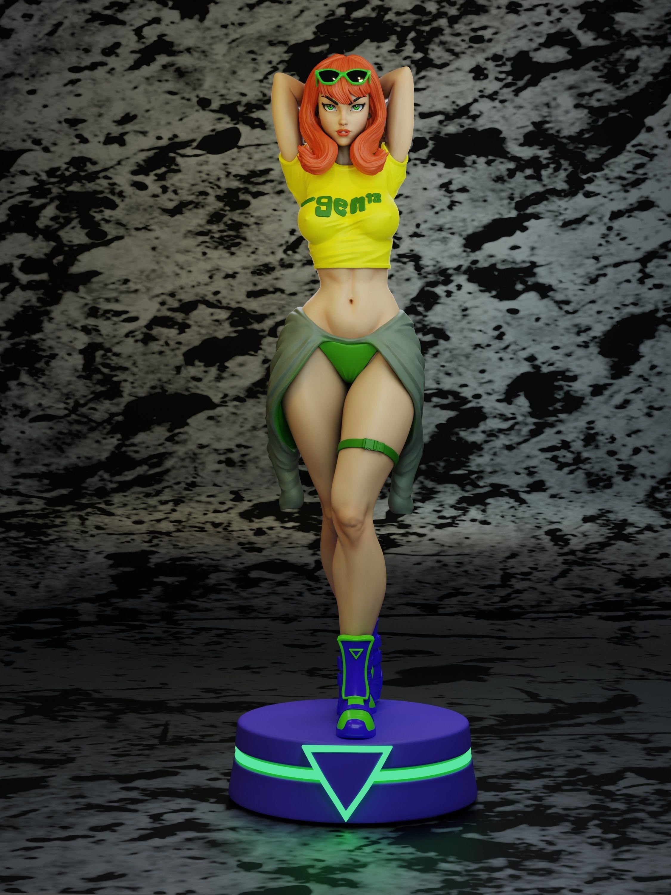 3D Caitlin Fairchild Fanart 3D print model_1