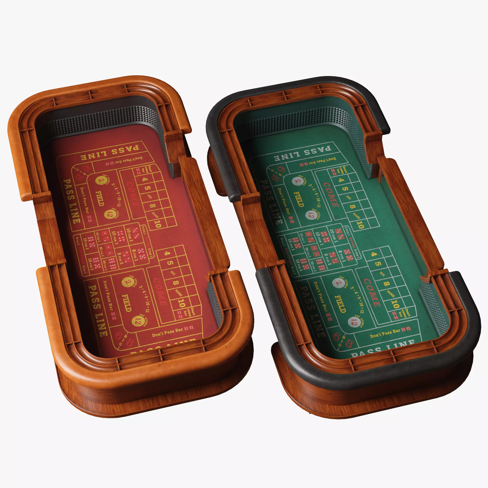 Craps Table 3D Low-poly 3D model_0