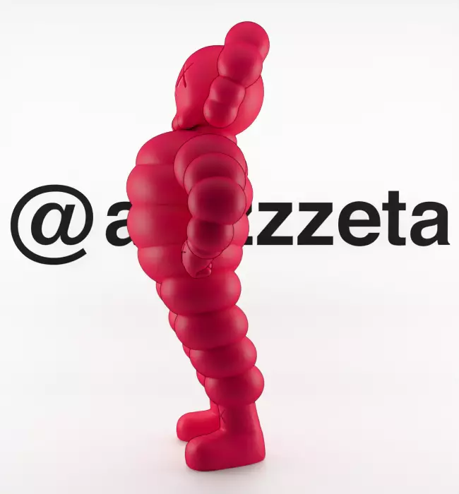 Kaws Companion x Chum Textured Low-poly 3D model_24