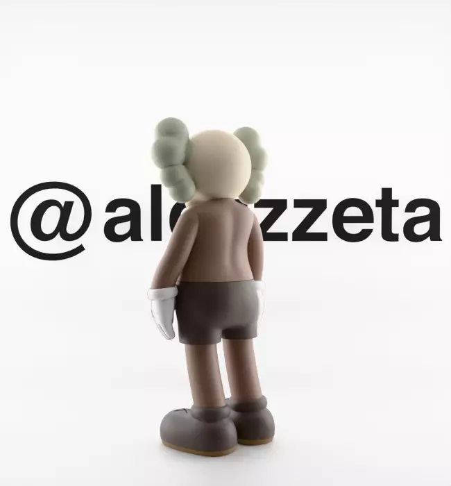 Kaws Companion x Chum Textured Low-poly 3D model_9