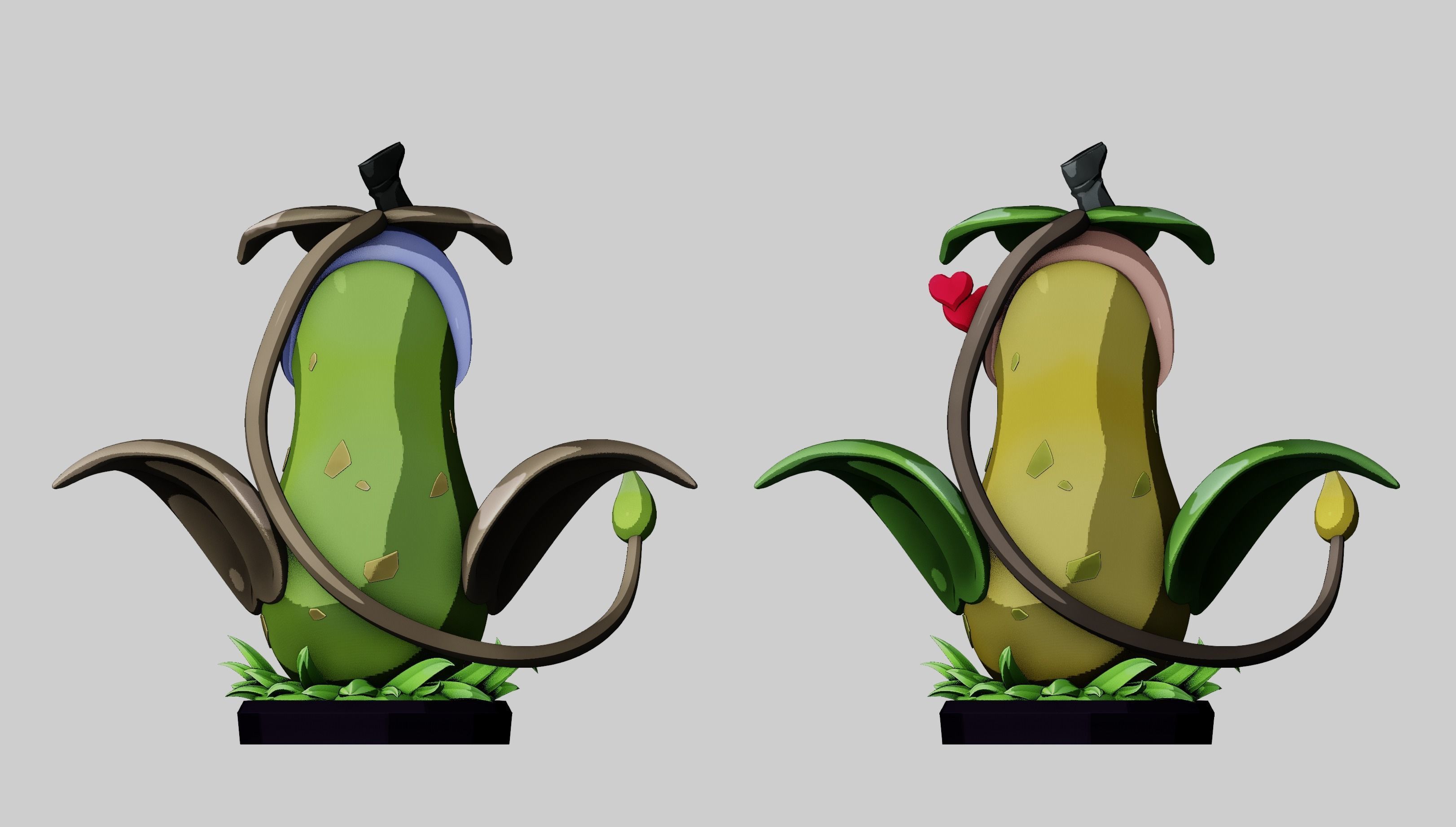 victreebel and james - pokemon 3D print model_18