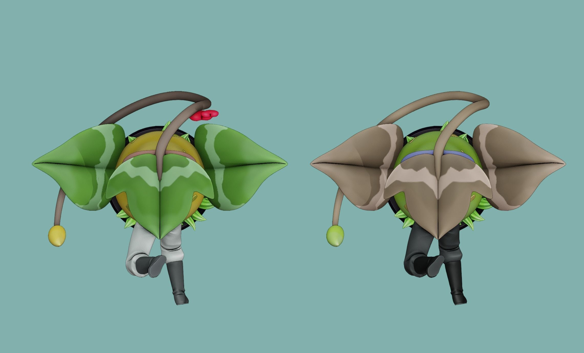 victreebel and james - pokemon 3D print model_11