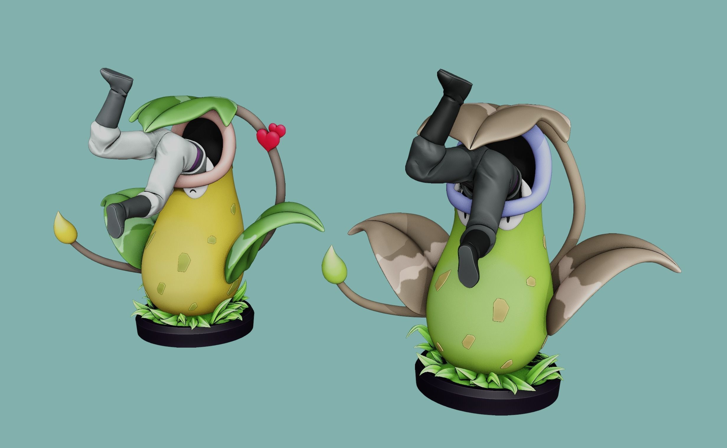 victreebel and james - pokemon 3D print model_1