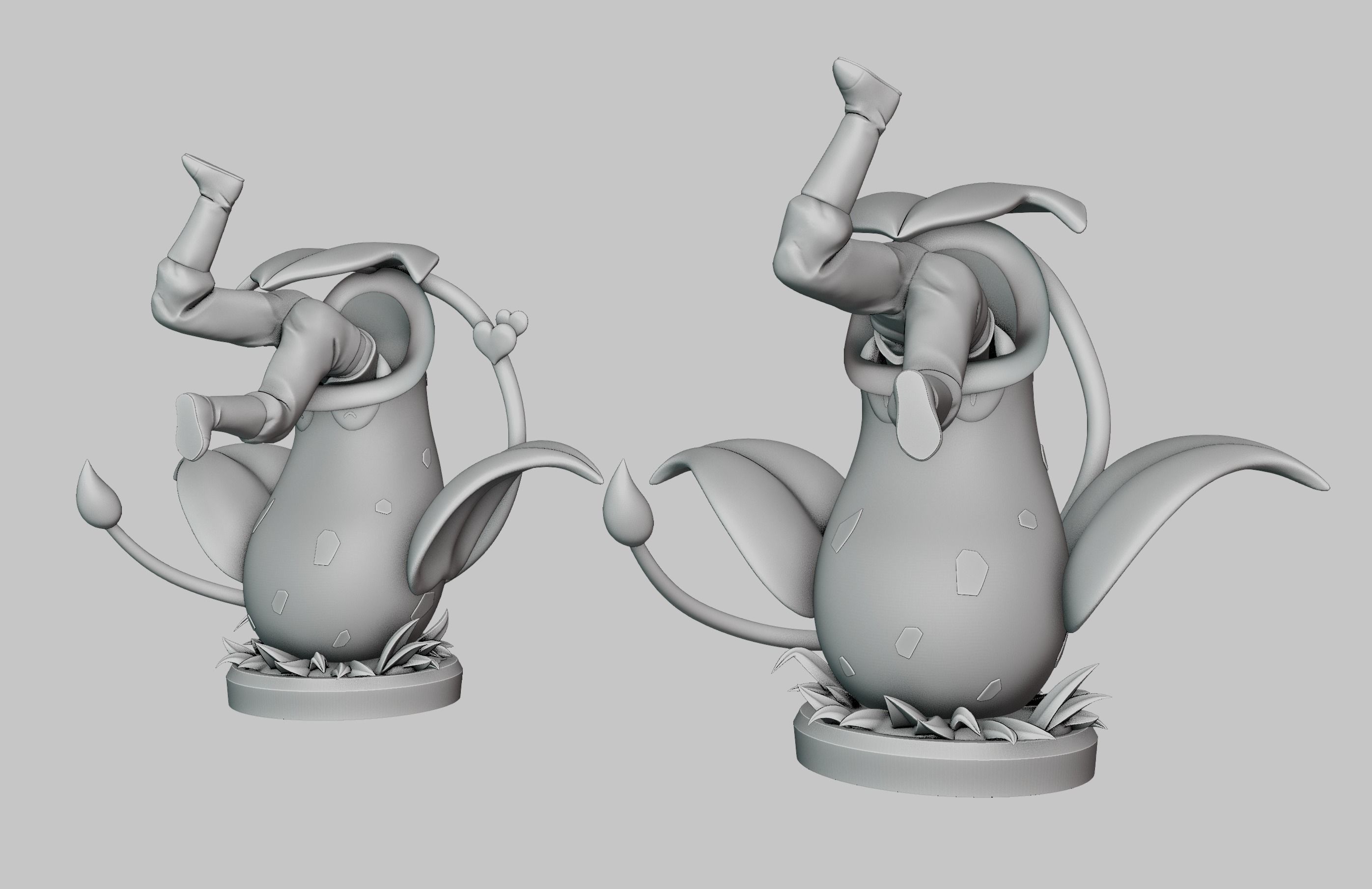 victreebel and james - pokemon 3D print model_20