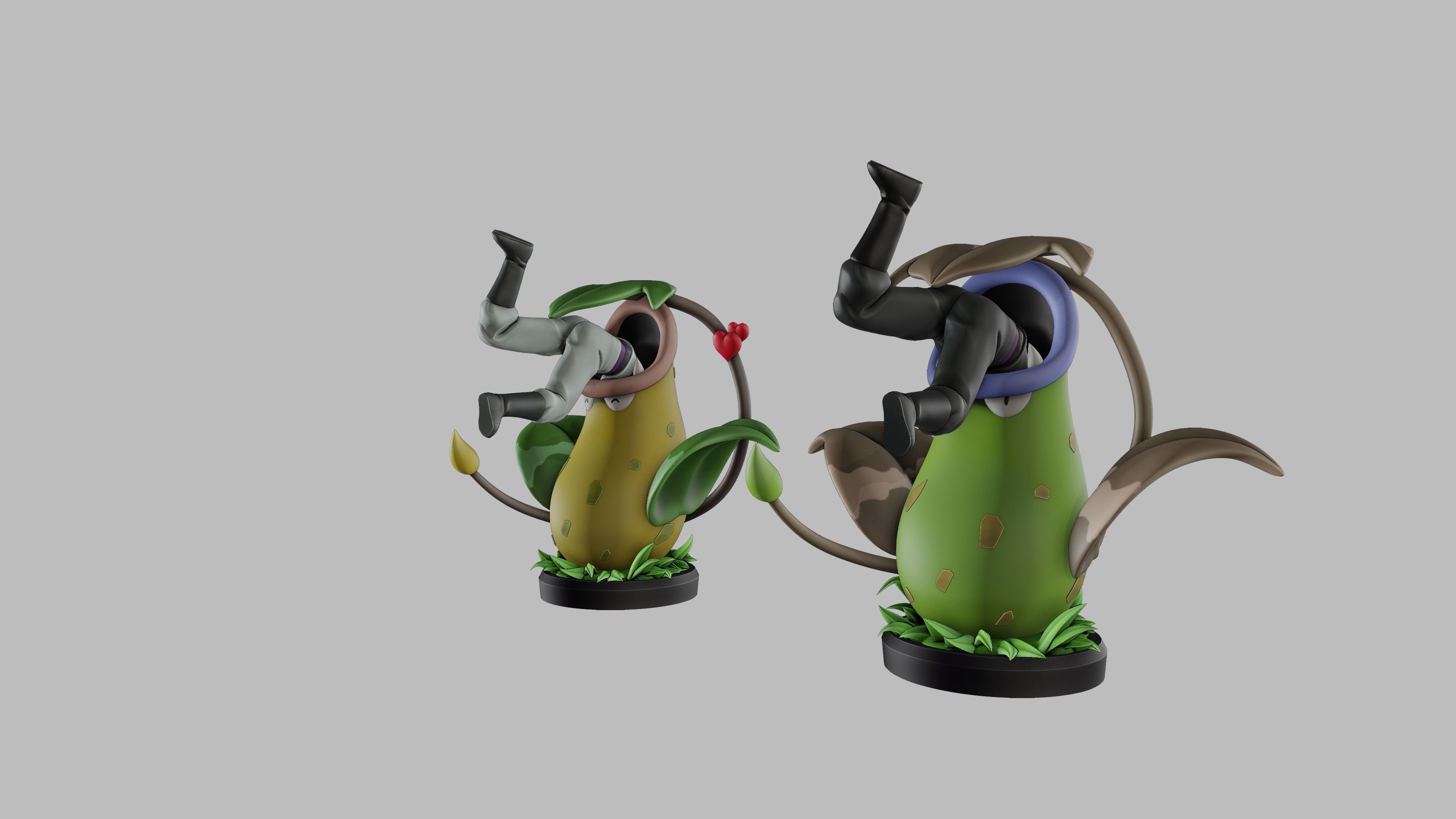 victreebel and james - pokemon 3D print model_16