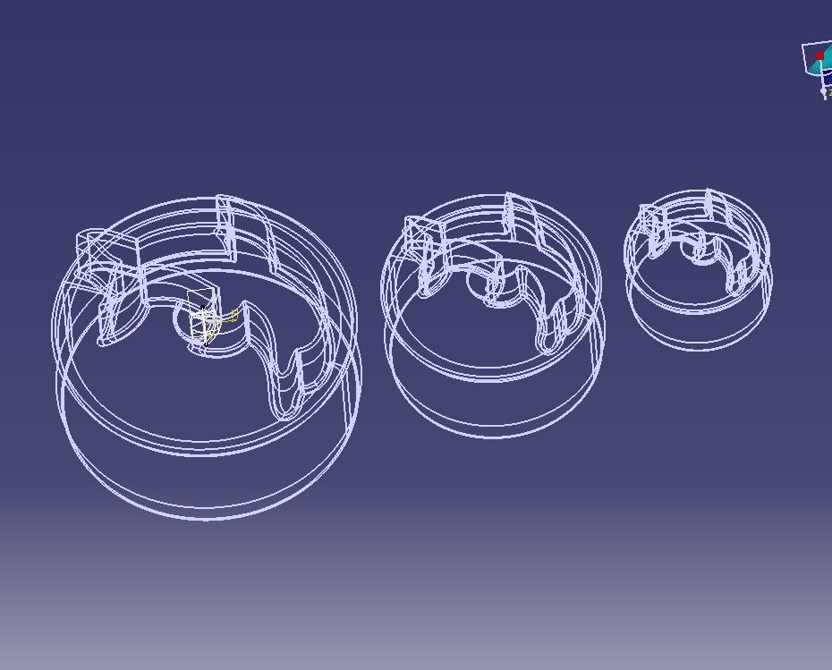 Cookie Cutter Dolphin and Circle 3D print model_24