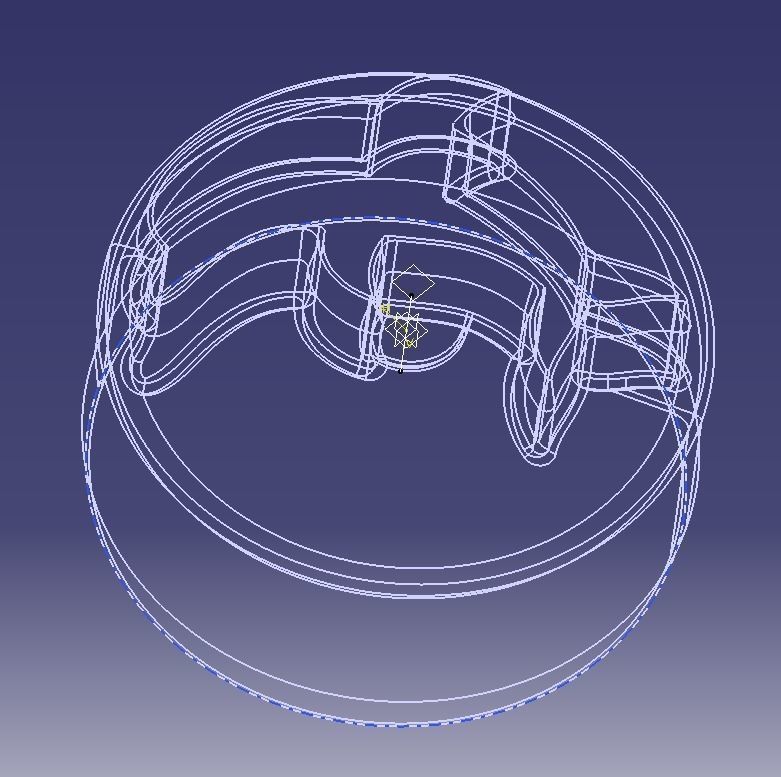 Cookie Cutter Dolphin and Circle 3D print model_12