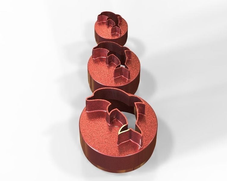 Cookie Cutter Dolphin and Circle 3D print model_38