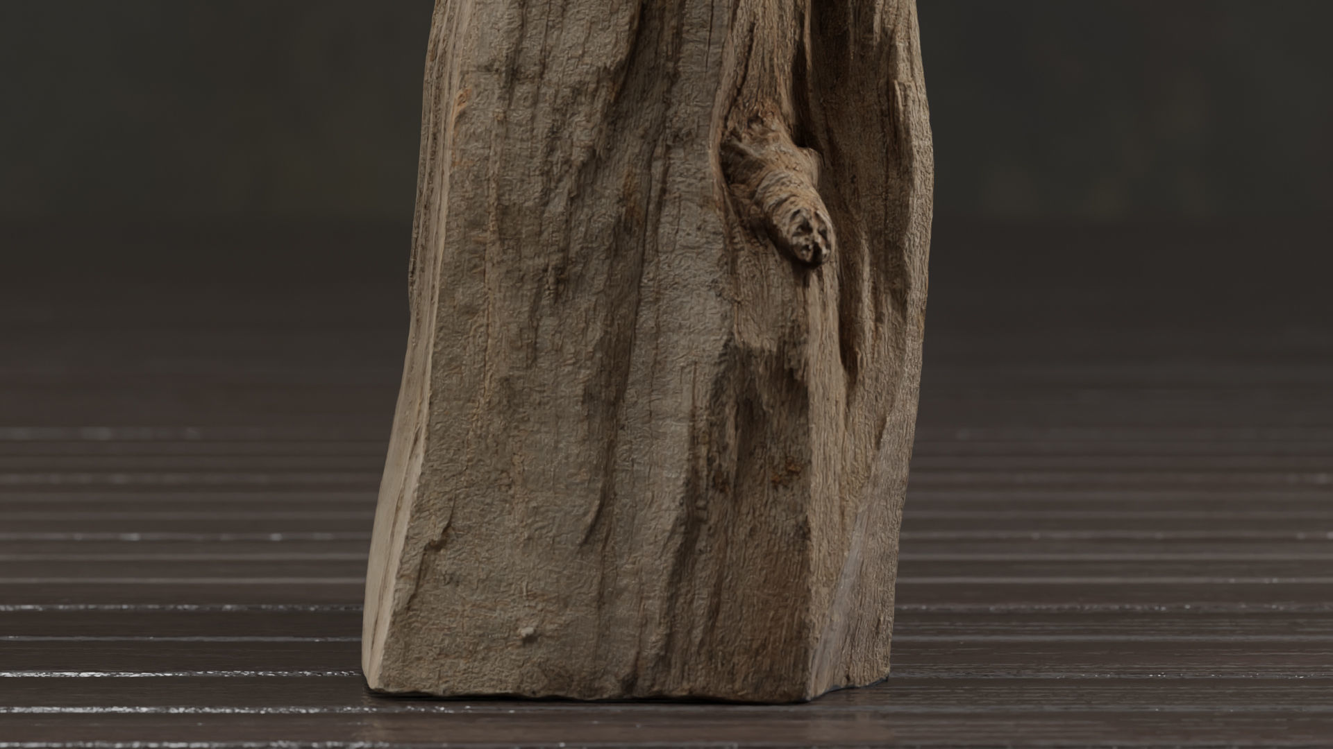Photorealistic Firewood Pieces Low-poly 3D model_6