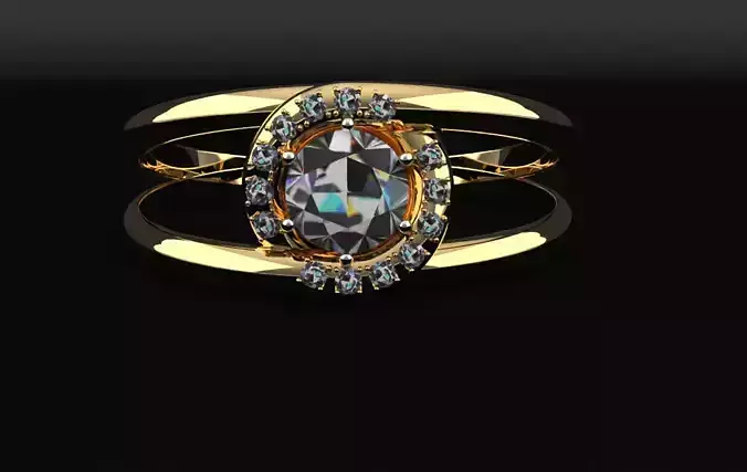 Infini ring 3D print model