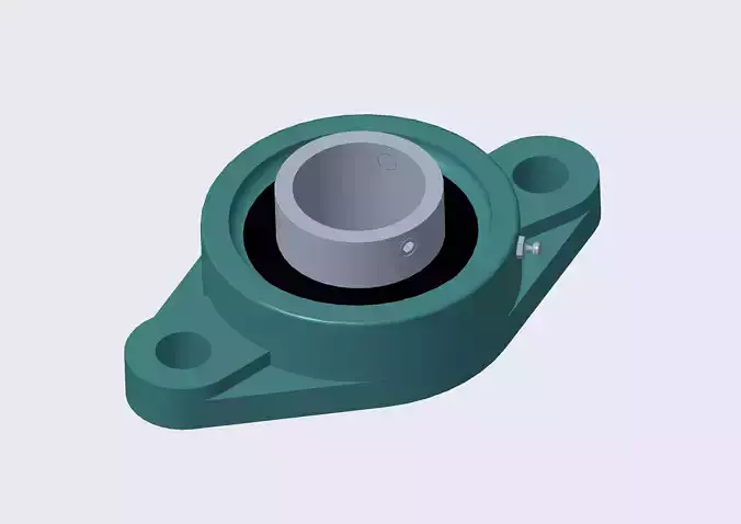 Ball Bearing Cast Iron Diamond Flanged