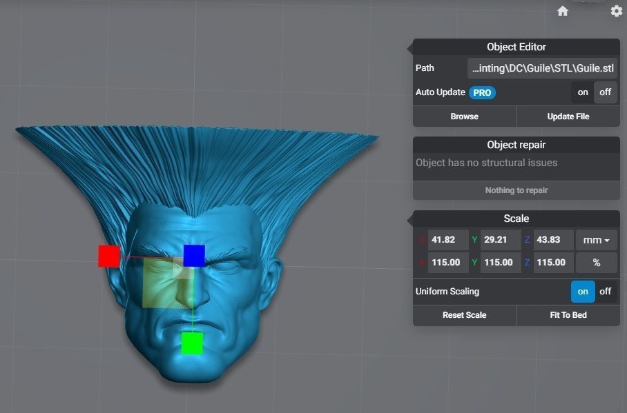 Guile - Headsculpt for Action Figures 3D print model 3D print model_10