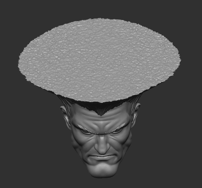 Guile - Headsculpt for Action Figures 3D print model 3D print model_7