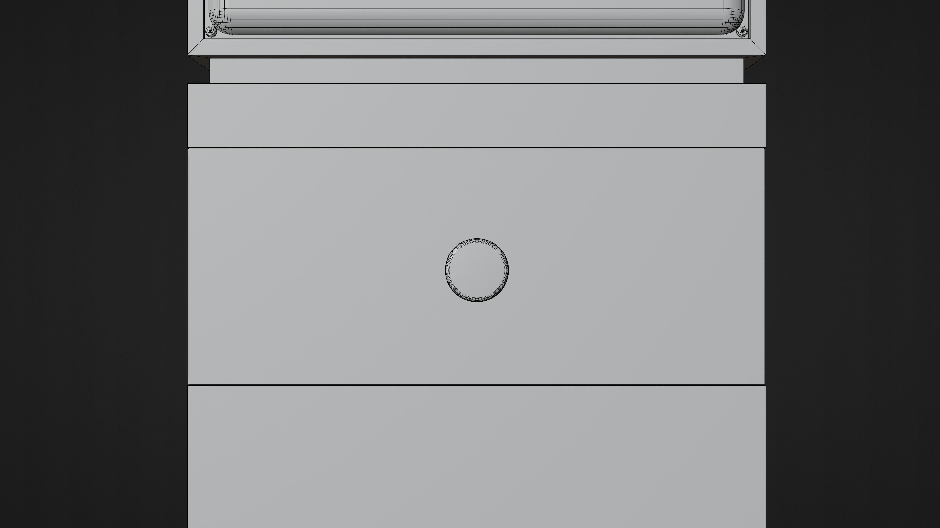 Metal speaker Free low-poly 3D model_4