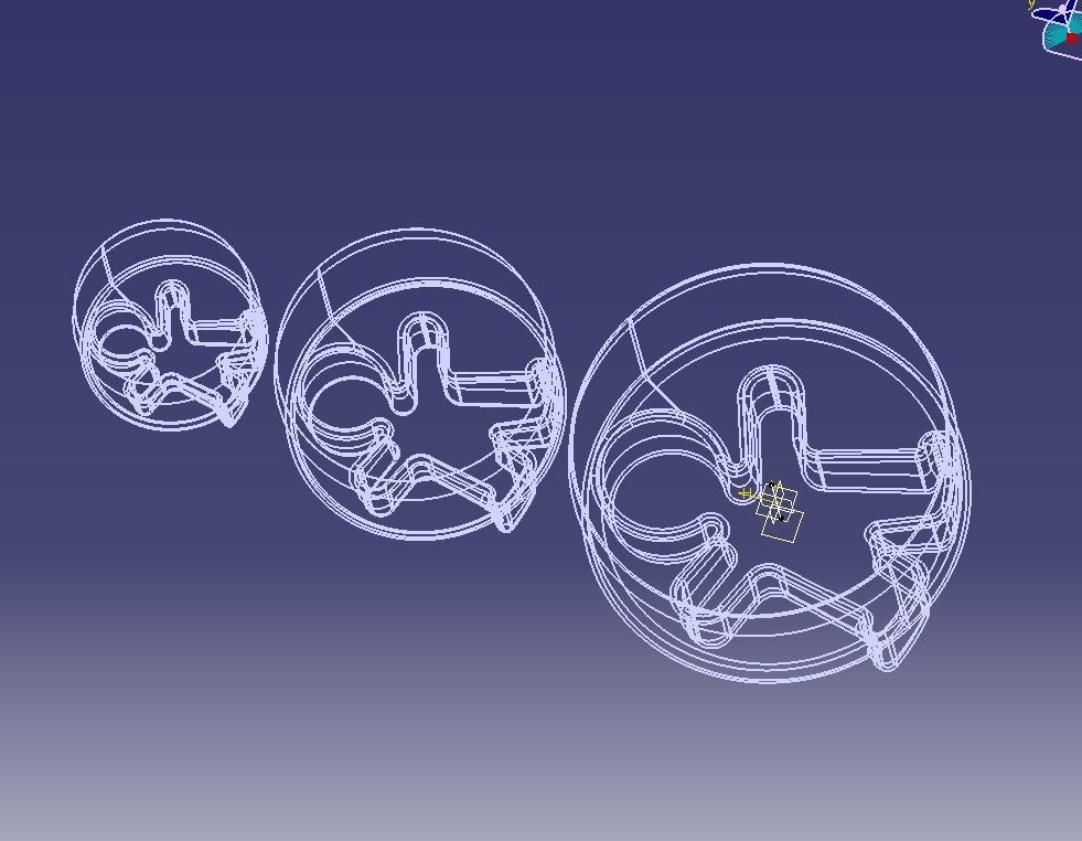Cookie Cutter Cookie -man and Circle 3D print model_13