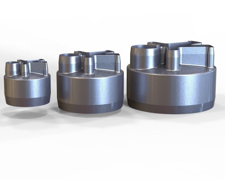 Cookie Cutter Cookie -man and Circle 3D print model_21