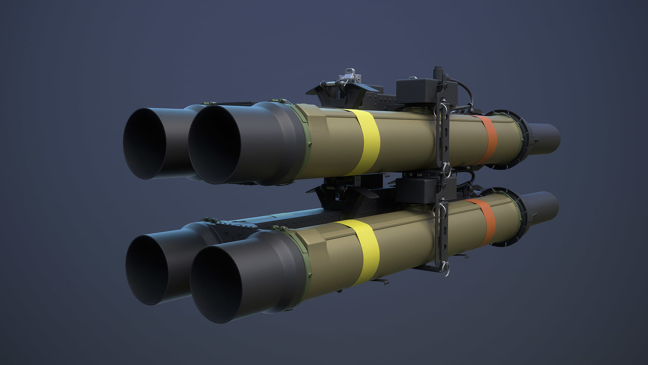 TOW BGM-71 With XM65 Launcher 3D model_2