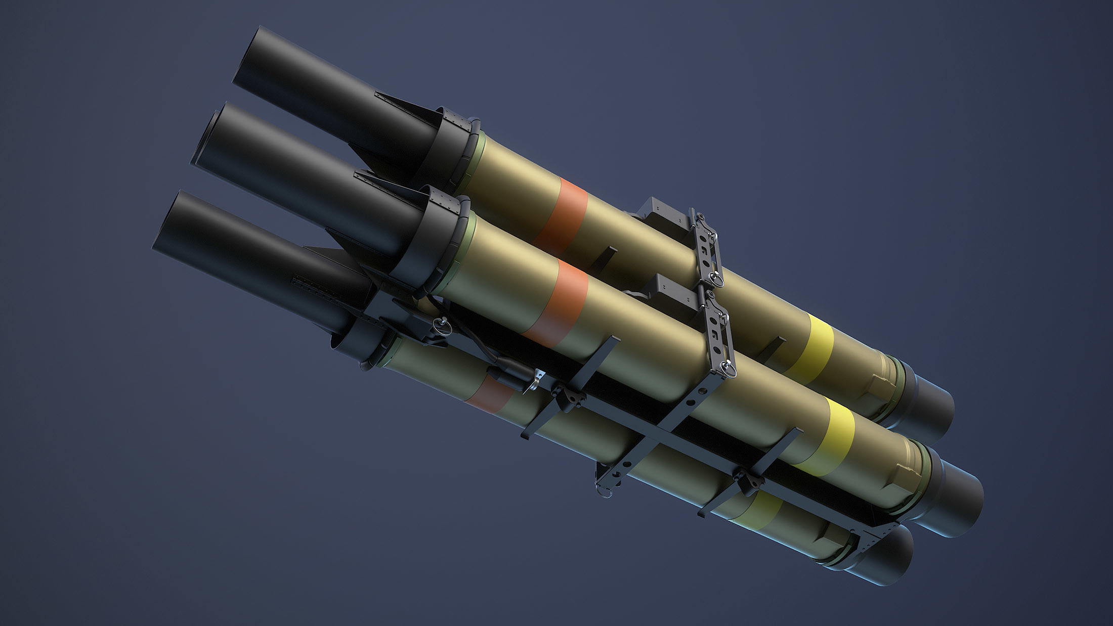 TOW BGM-71 With XM65 Launcher 3D model_5