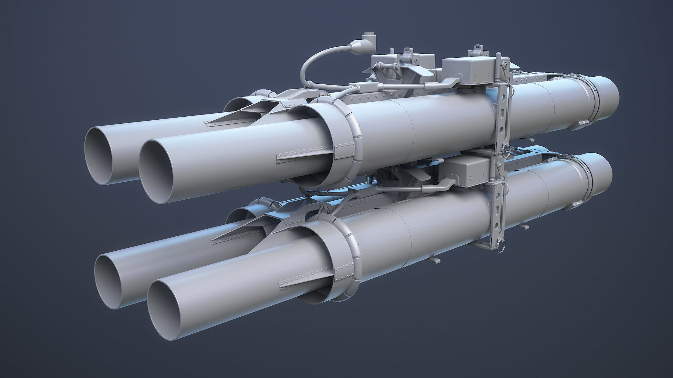 TOW BGM-71 With XM65 Launcher 3D model_10
