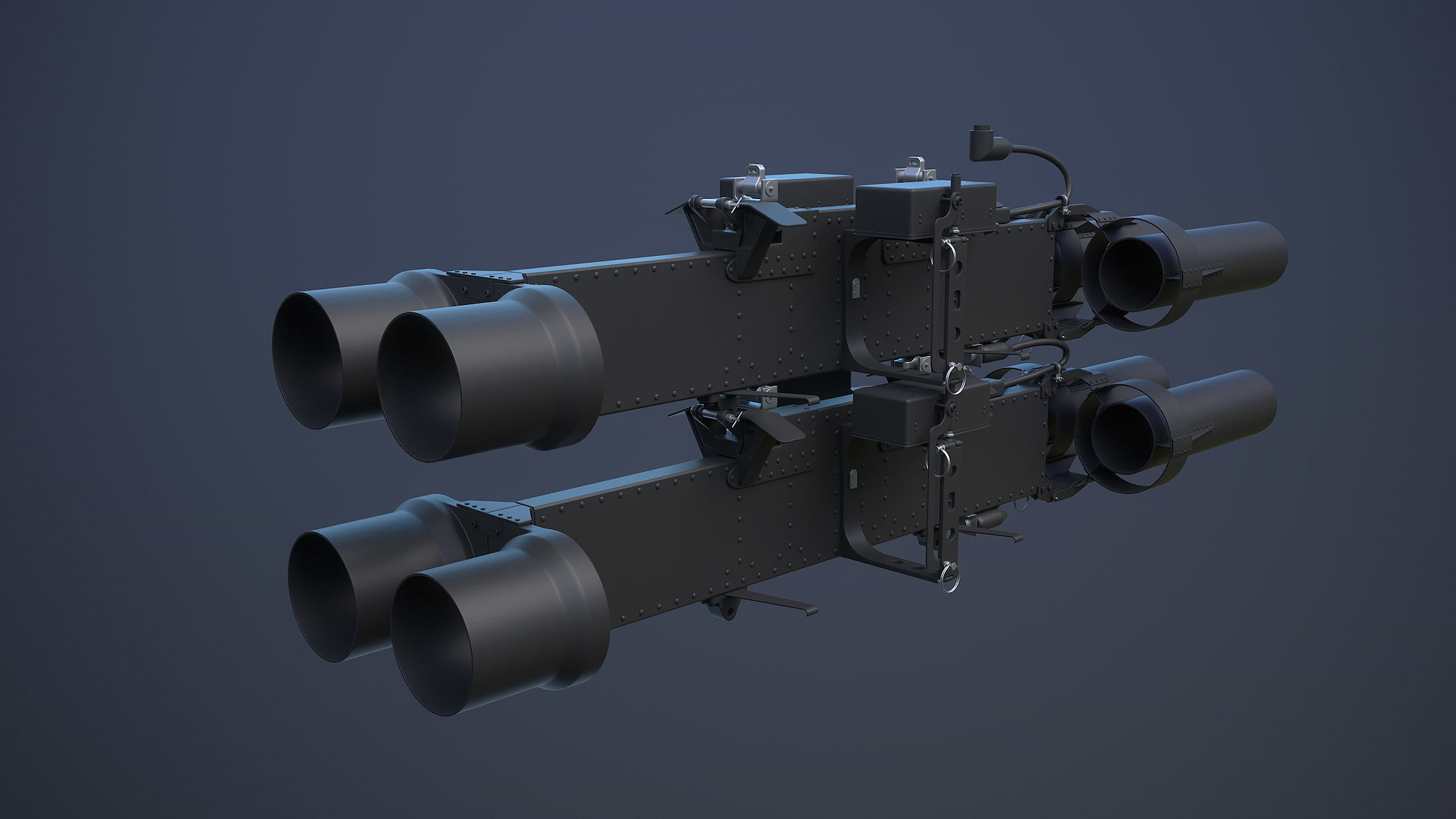TOW BGM-71 With XM65 Launcher 3D model_7
