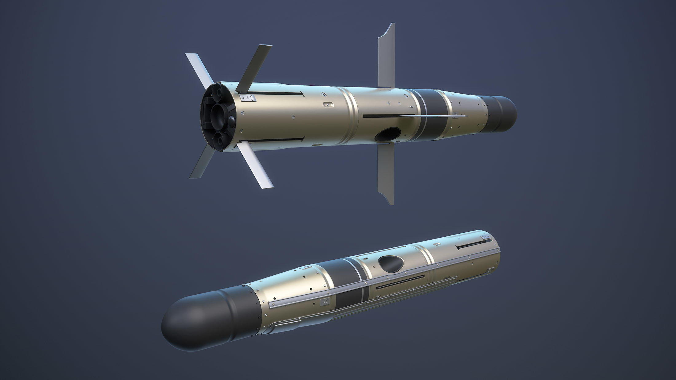 TOW BGM-71 With XM65 Launcher 3D model_13