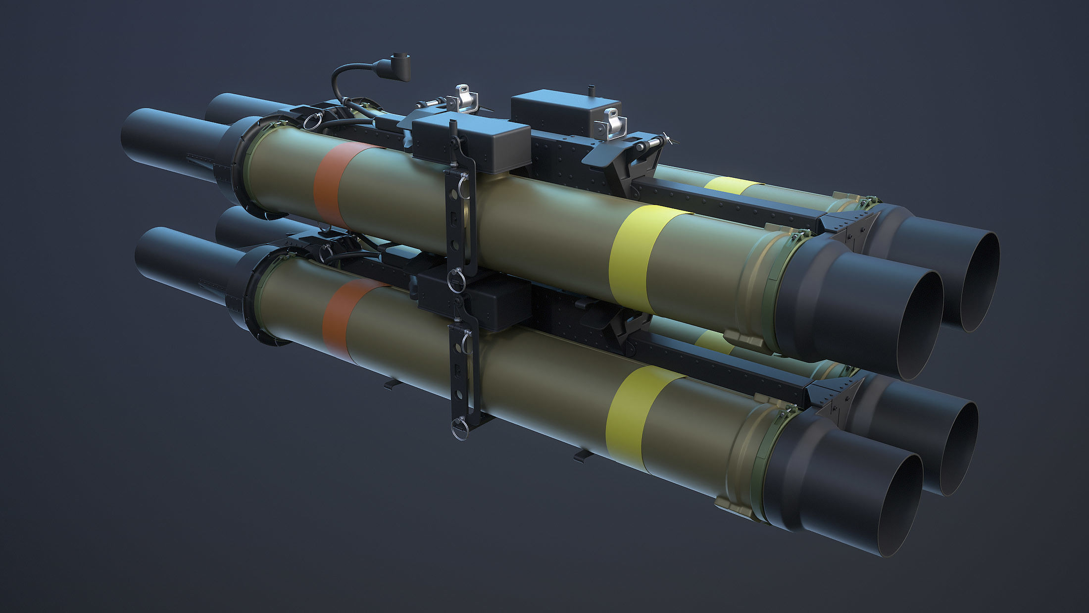 TOW BGM-71 With XM65 Launcher 3D model_6