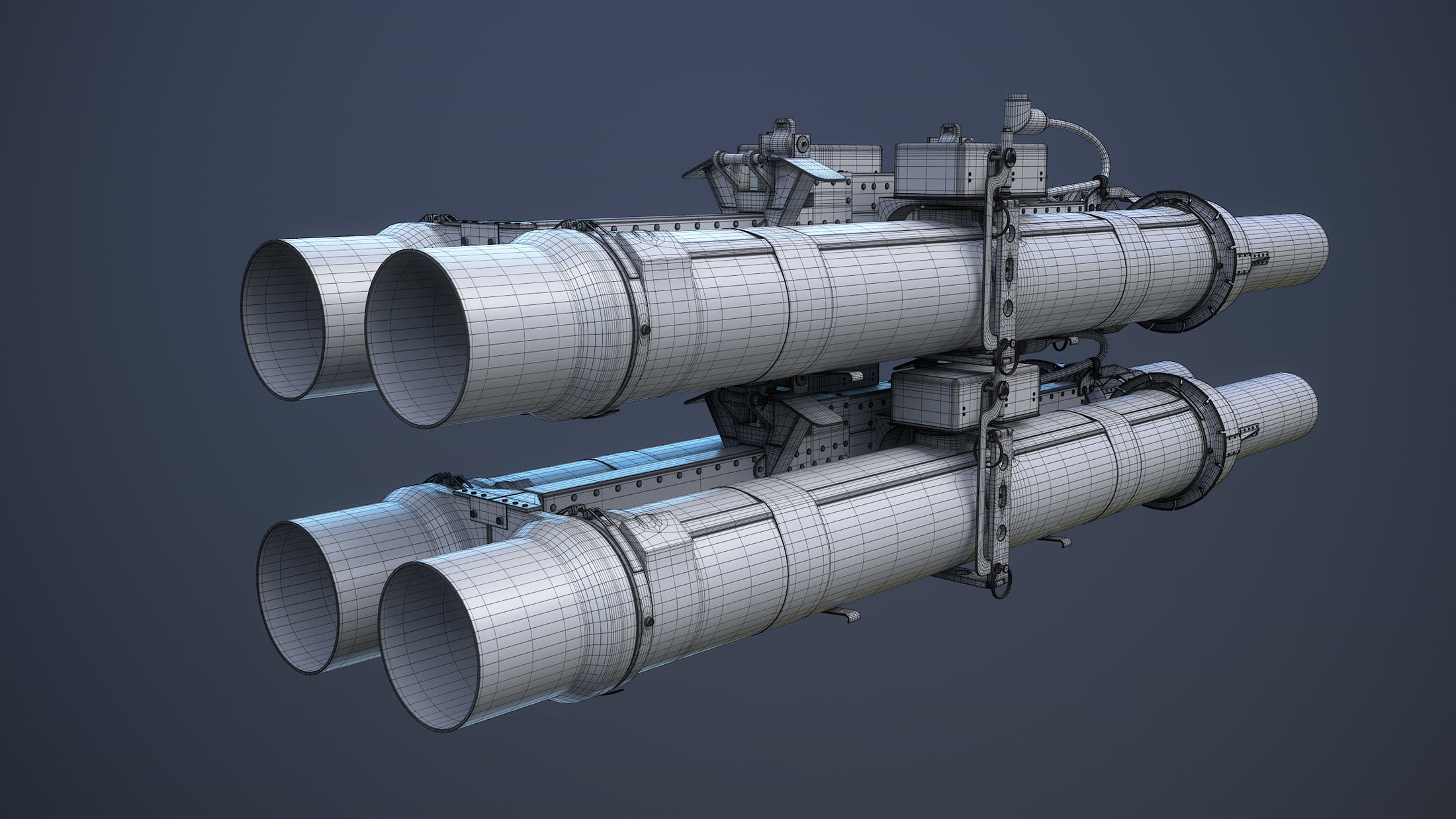TOW BGM-71 With XM65 Launcher 3D model_12