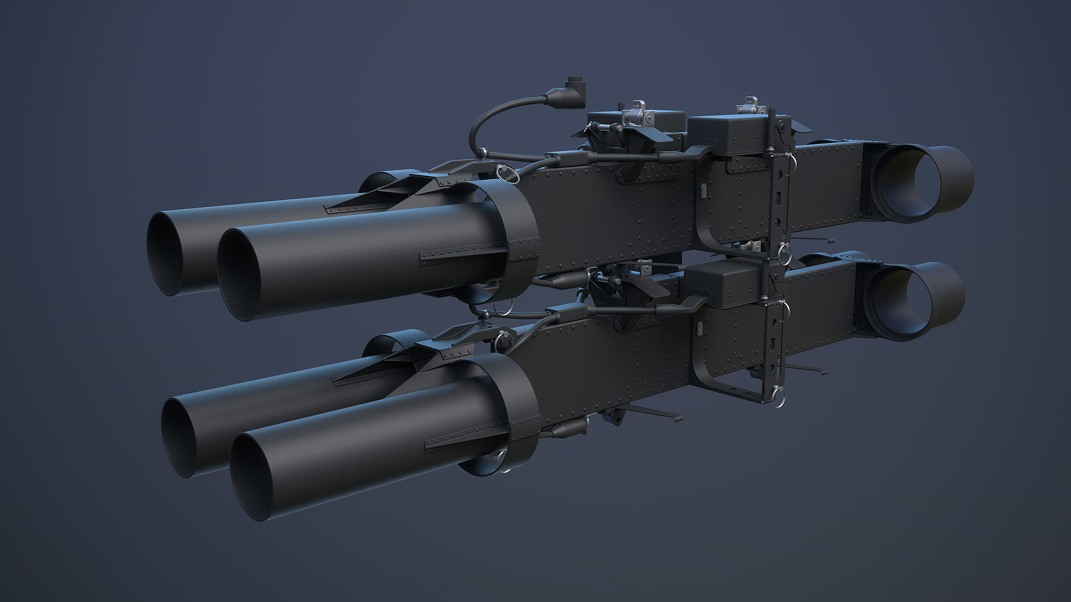 TOW BGM-71 With XM65 Launcher 3D model_8