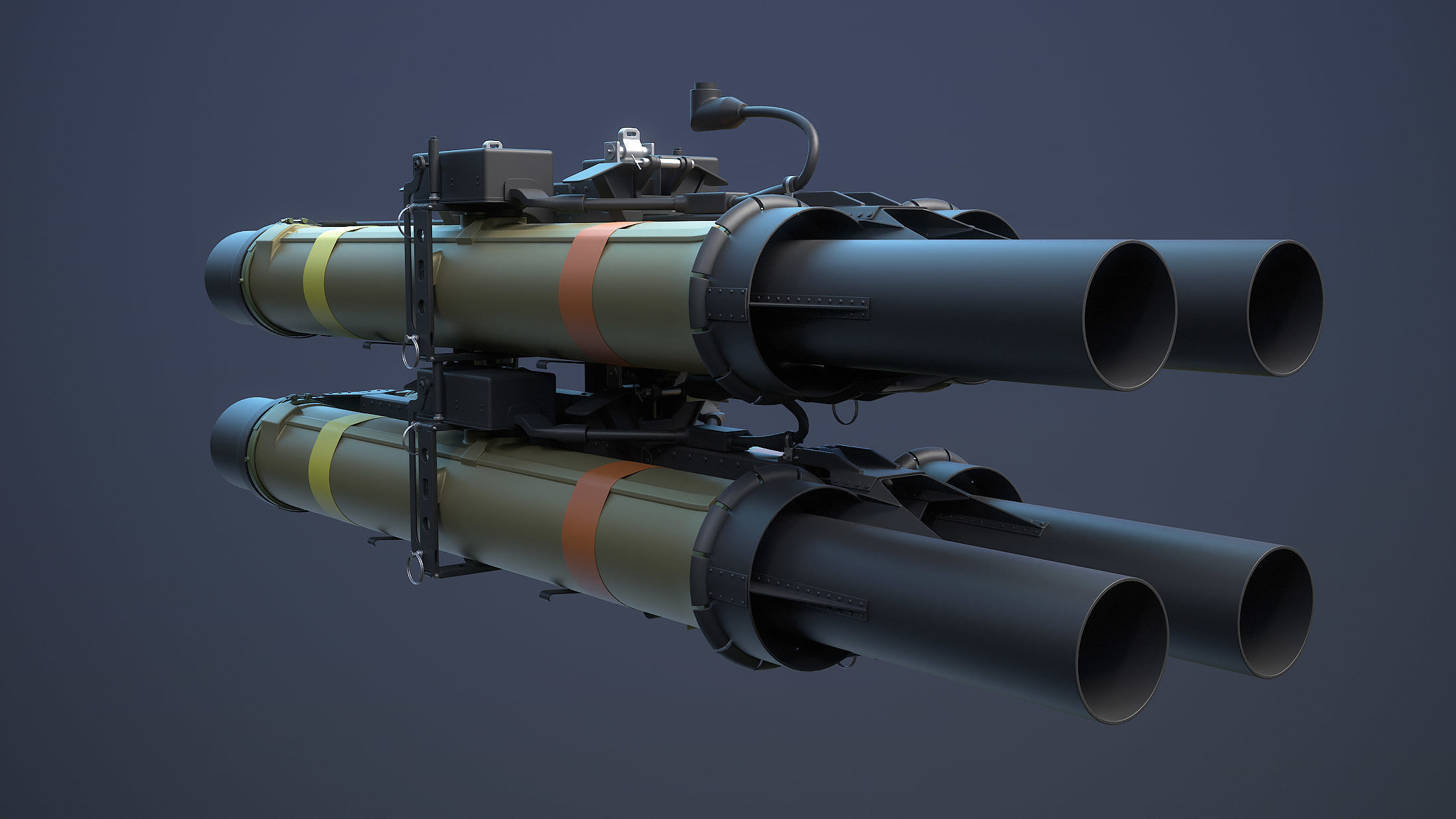 TOW BGM-71 With XM65 Launcher 3D model_4