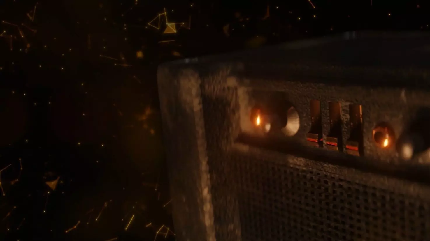 Guitar Amp - Unbranded Low-poly 3D model_0