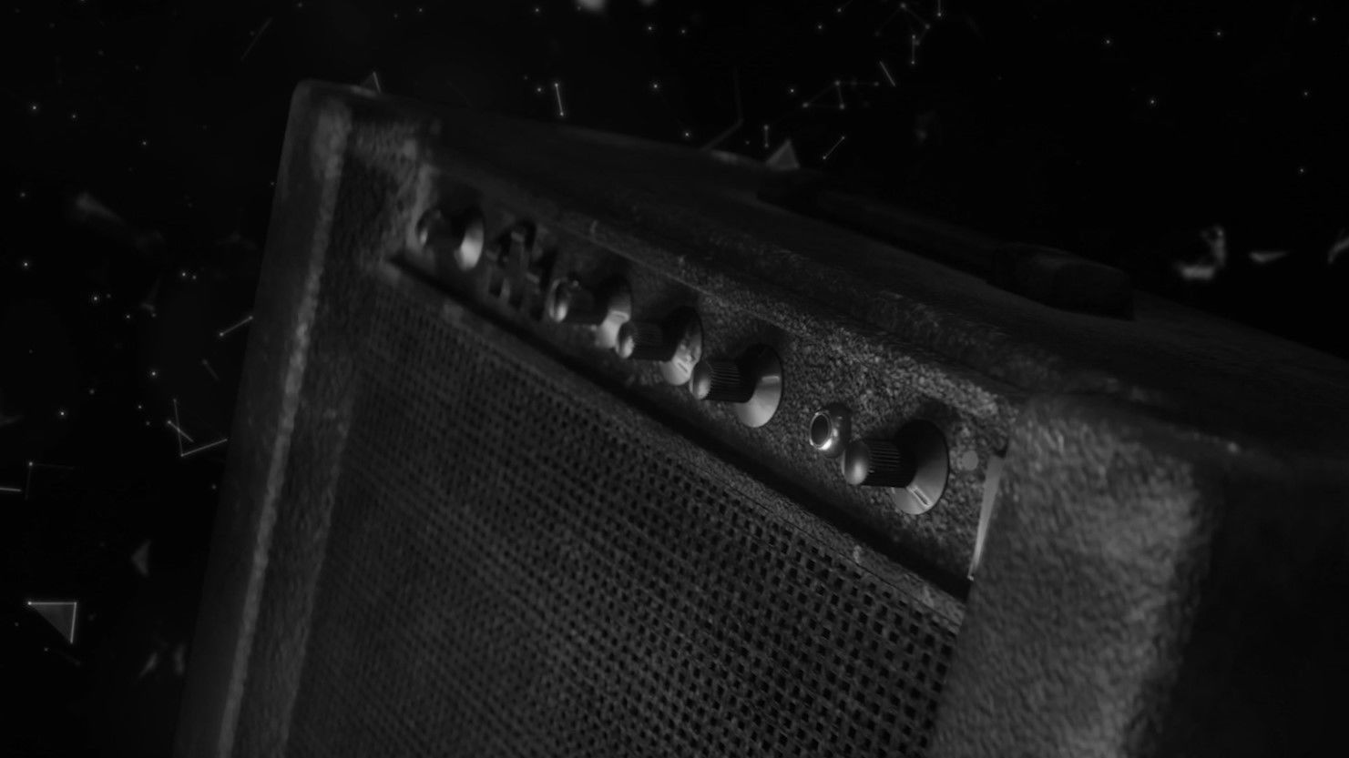 Guitar Amp - Unbranded Low-poly 3D model_10