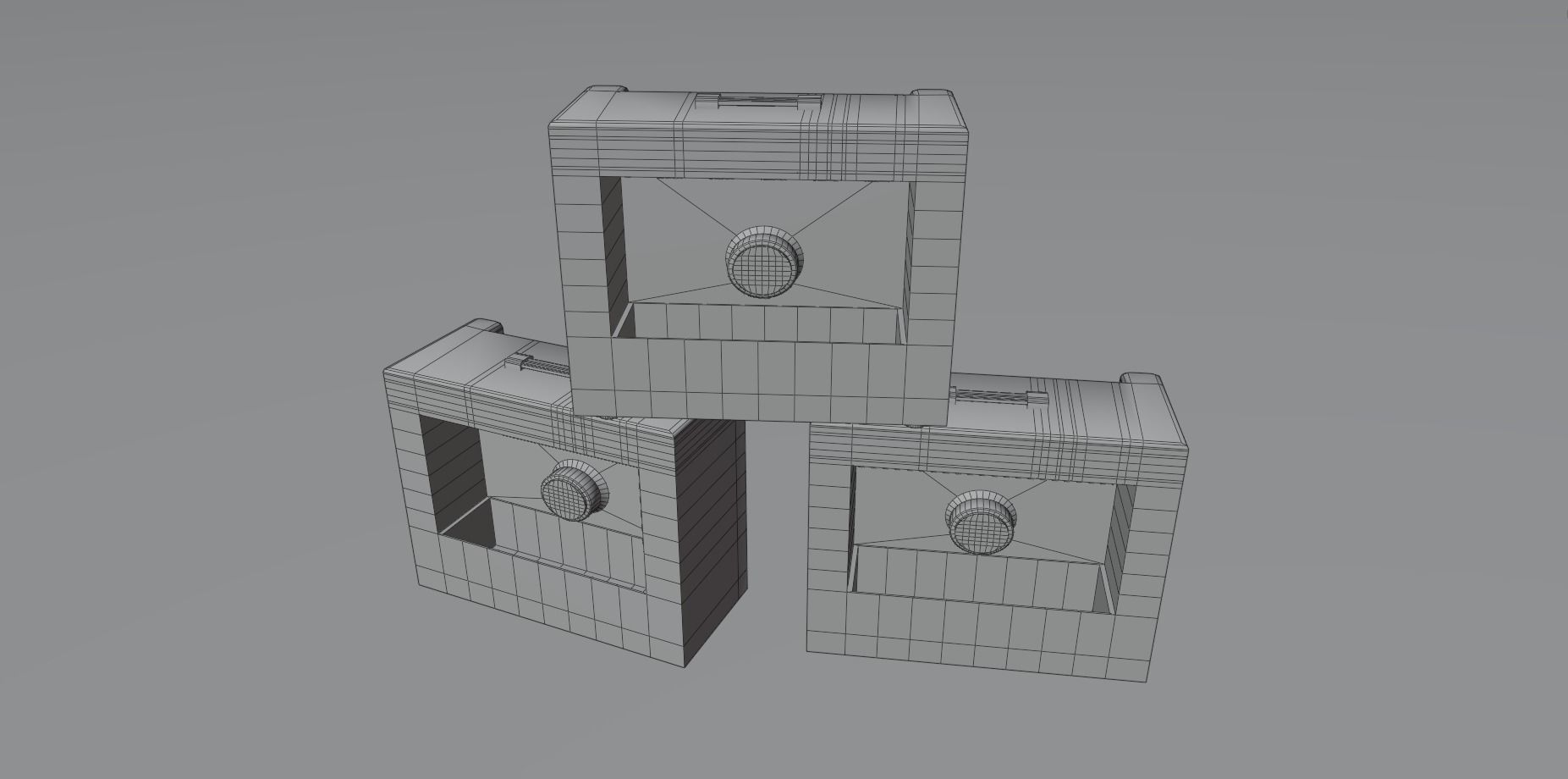 Guitar Amp - Unbranded Low-poly 3D model_14