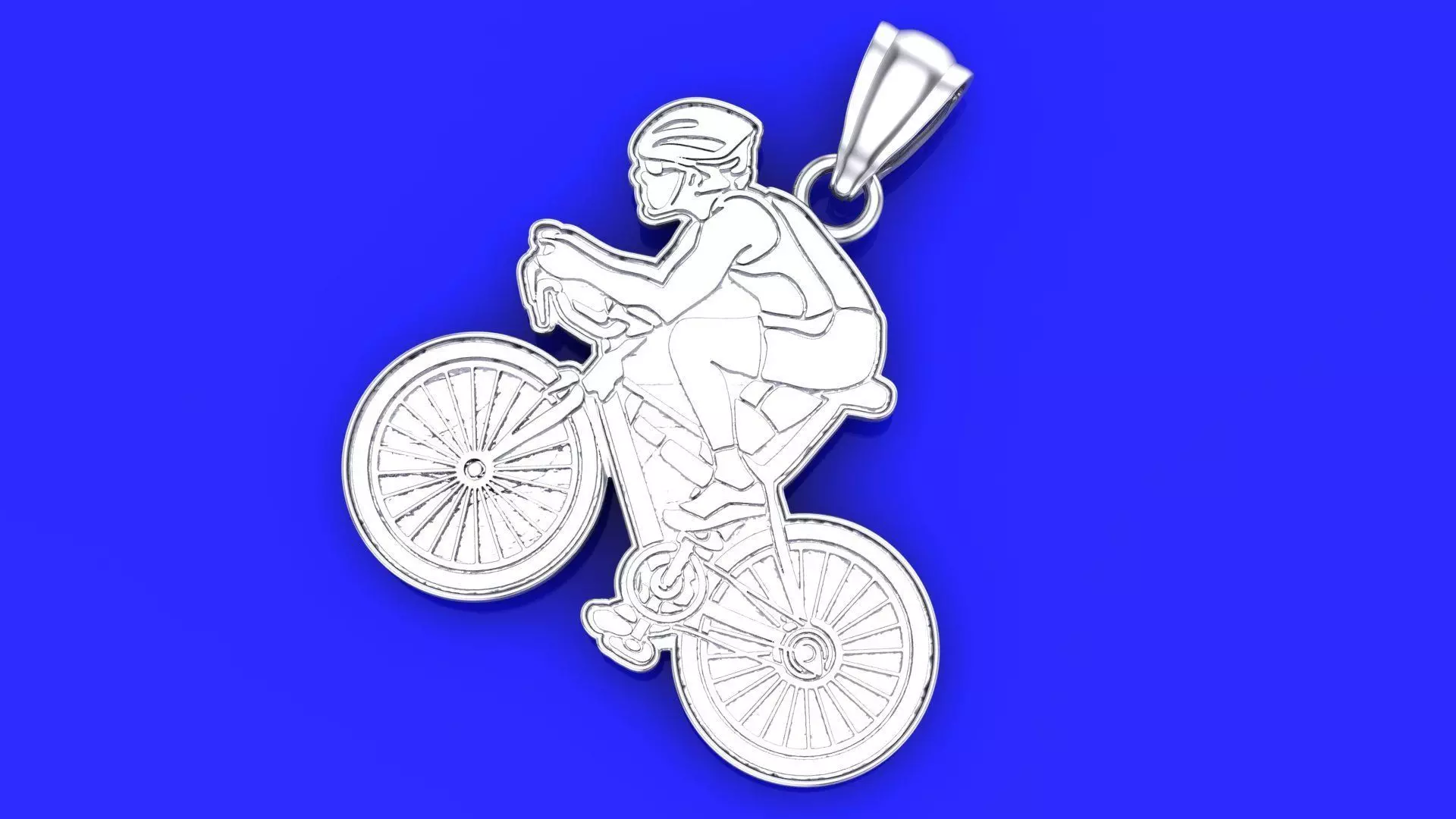 hanging bicycle 3D print model