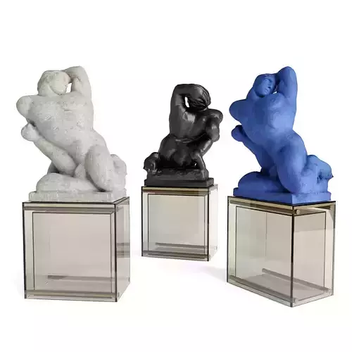 Sitting Hercules sculpture