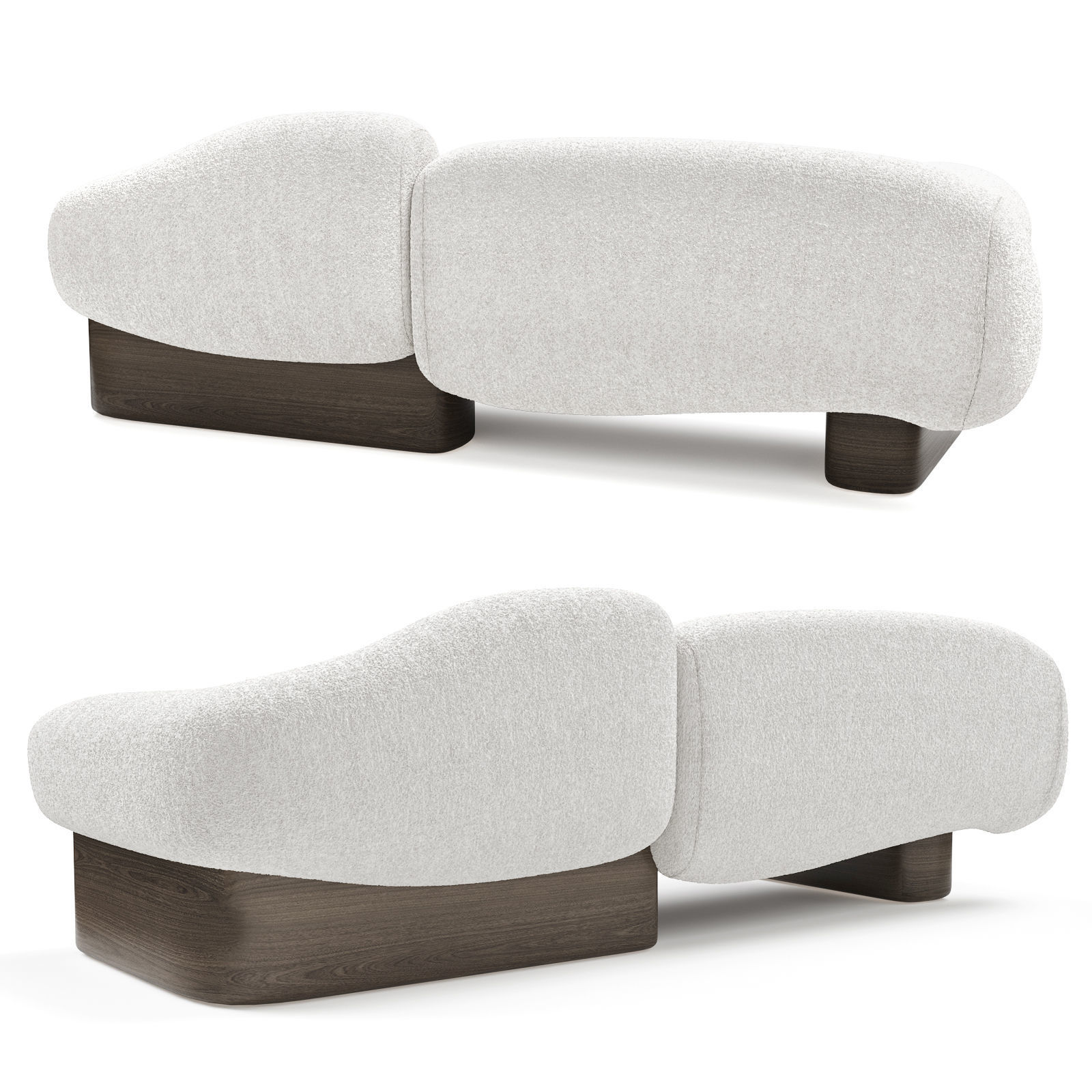 Raphael Navot The Overlay sofa Low-poly 3D model_2