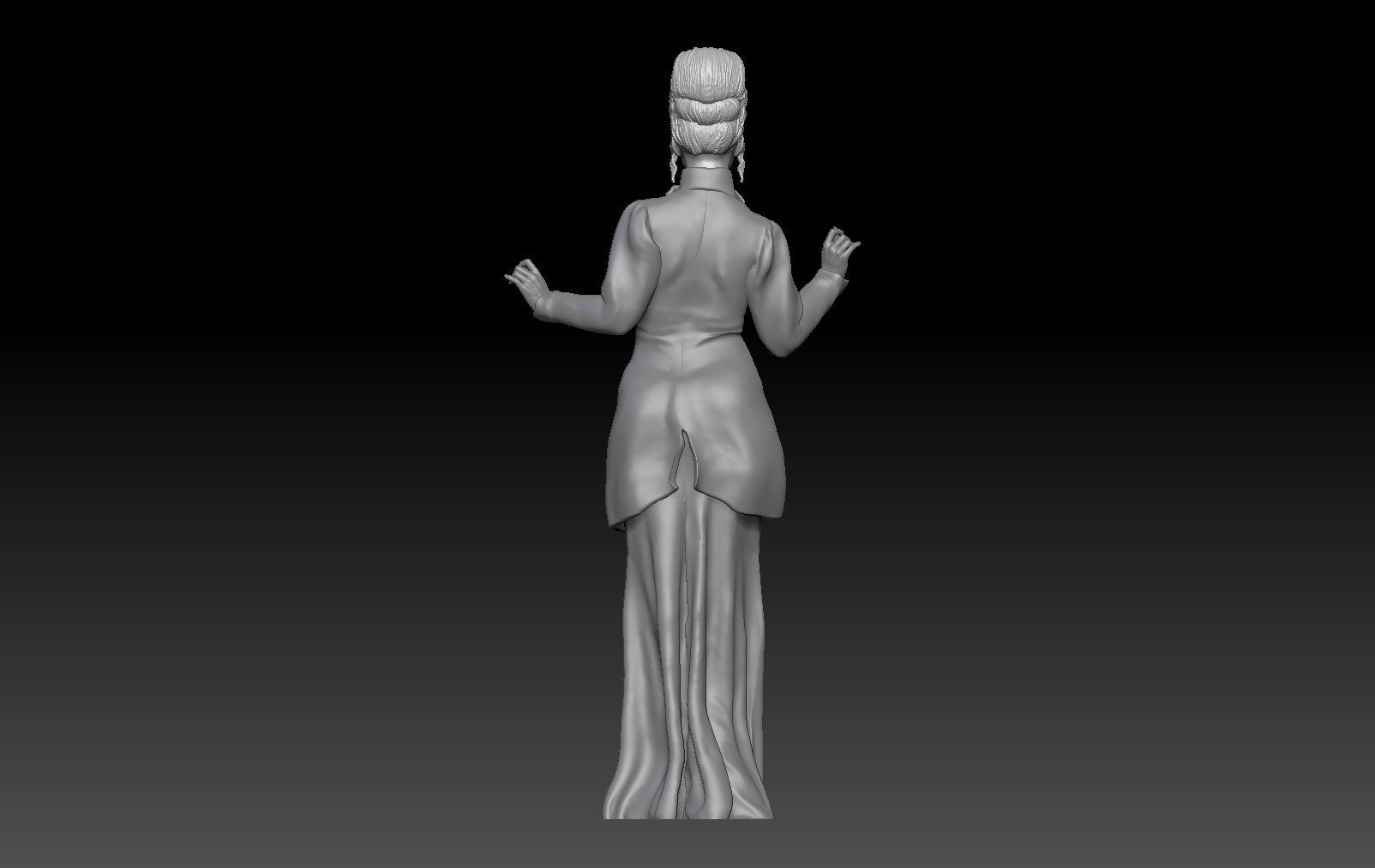 VICTORIAN ERA GIRL 2 3D print model_2