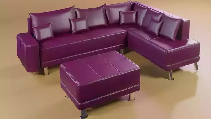Sofa Paris 3D model