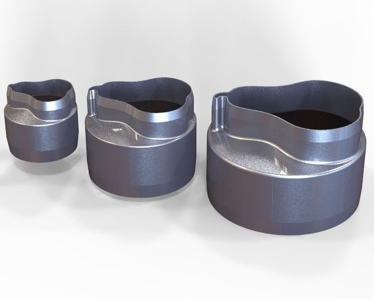 Cookie Cutter Pear and Circle 3D print model_1