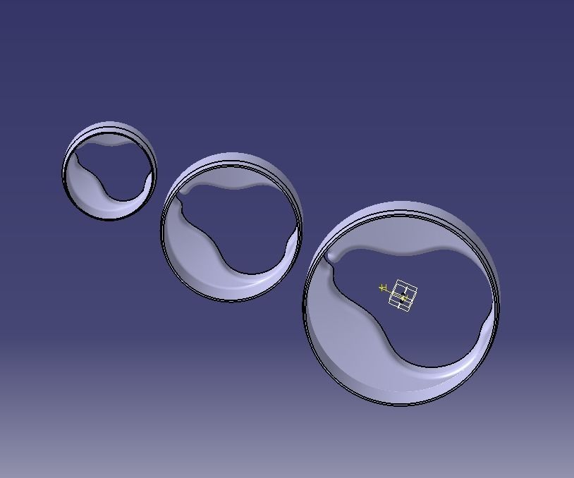 Cookie Cutter Pear and Circle 3D print model_25