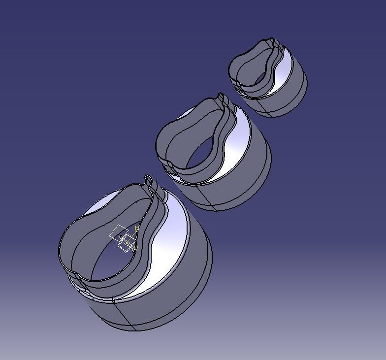 Cookie Cutter Pear and Circle 3D print model_21