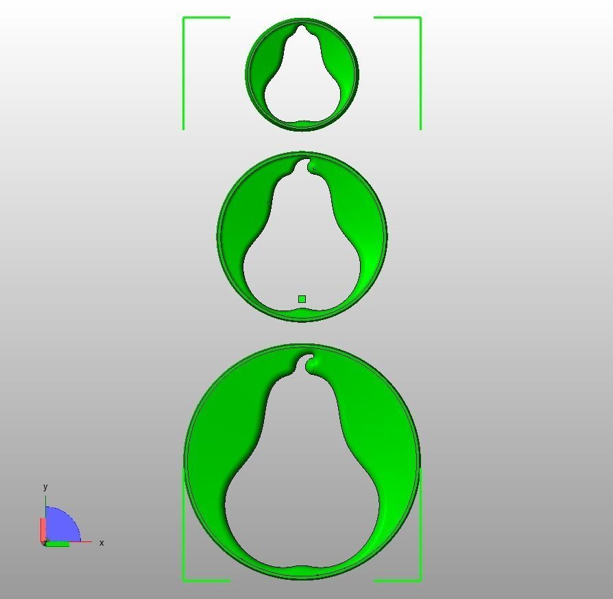 Cookie Cutter Pear and Circle 3D print model_31