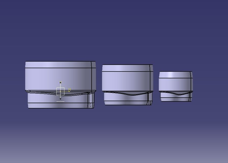 Cookie Cutter Pear and Circle 3D print model_34