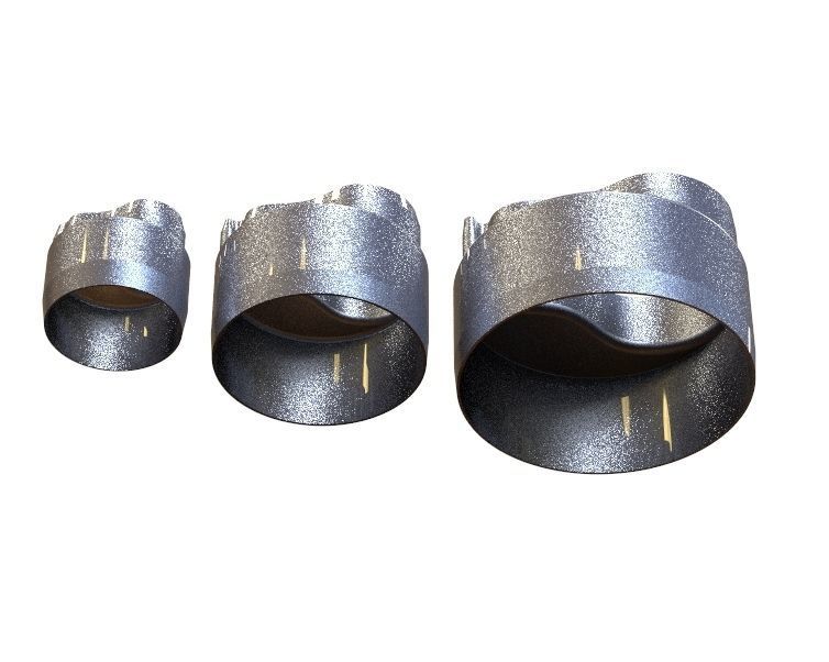 Cookie Cutter Pear and Circle 3D print model_13