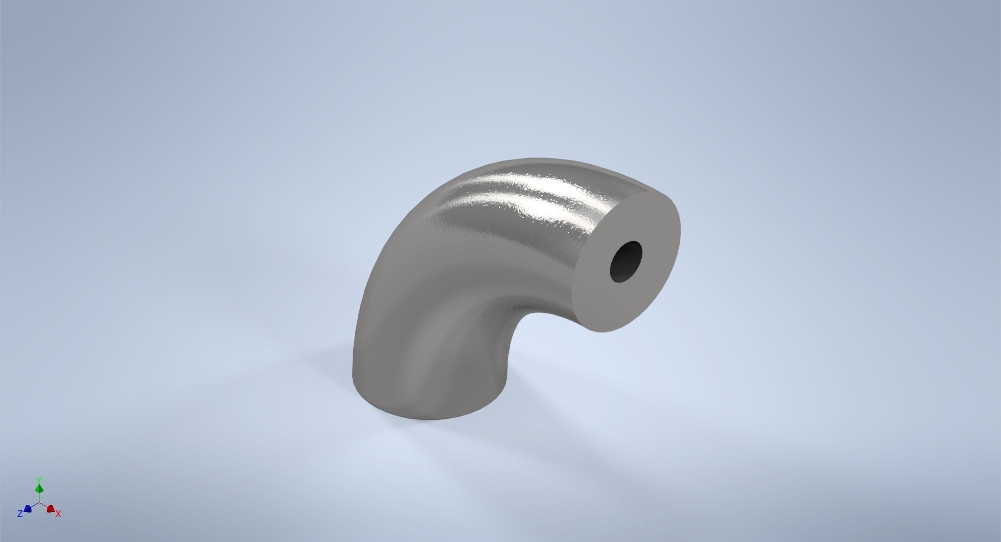 1-2 inch NPS BW 90 Degrees LR Elbows ASME-ANSI 3D print model_5