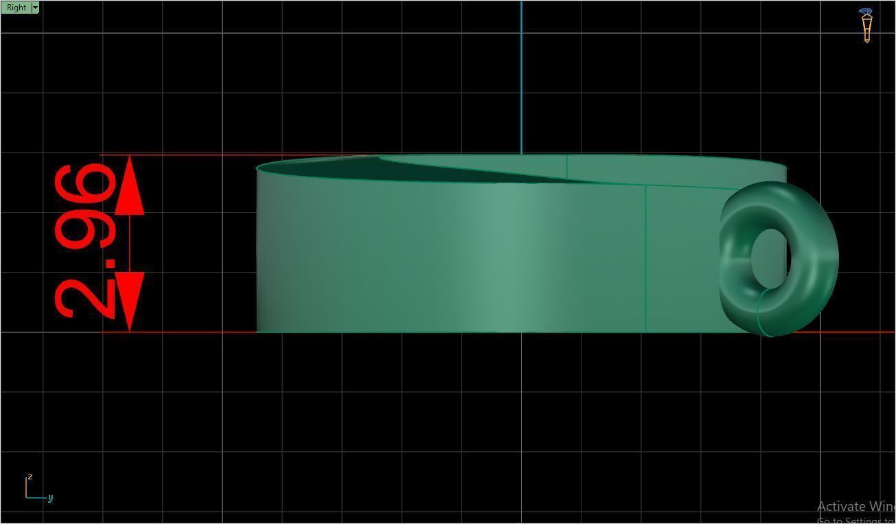 Pendant P8 The luxury female pendant 3D print model_7