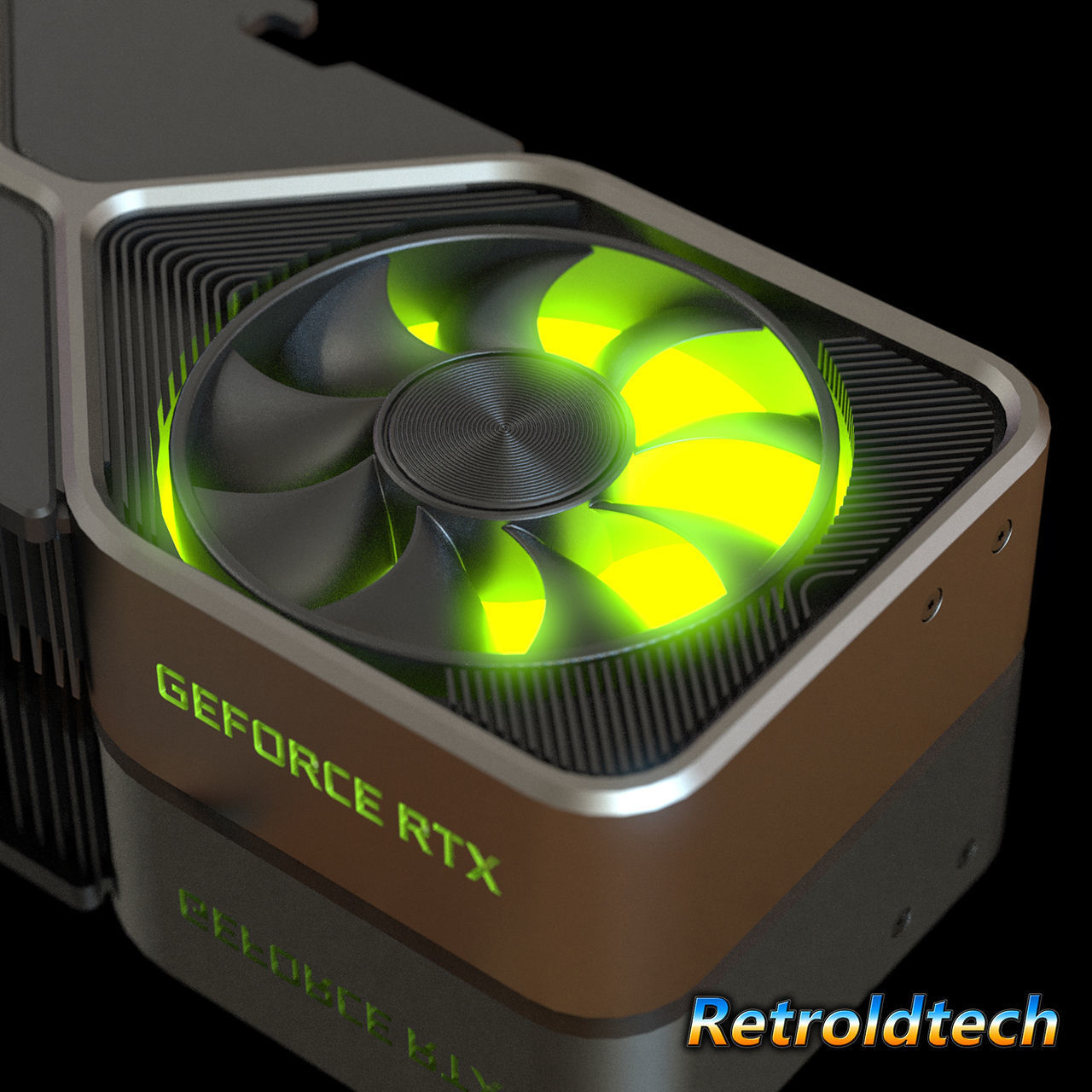 NVIDIA RTX 3080 TI 3D Printable 3D Model 3D model 3D printable | CGTrader