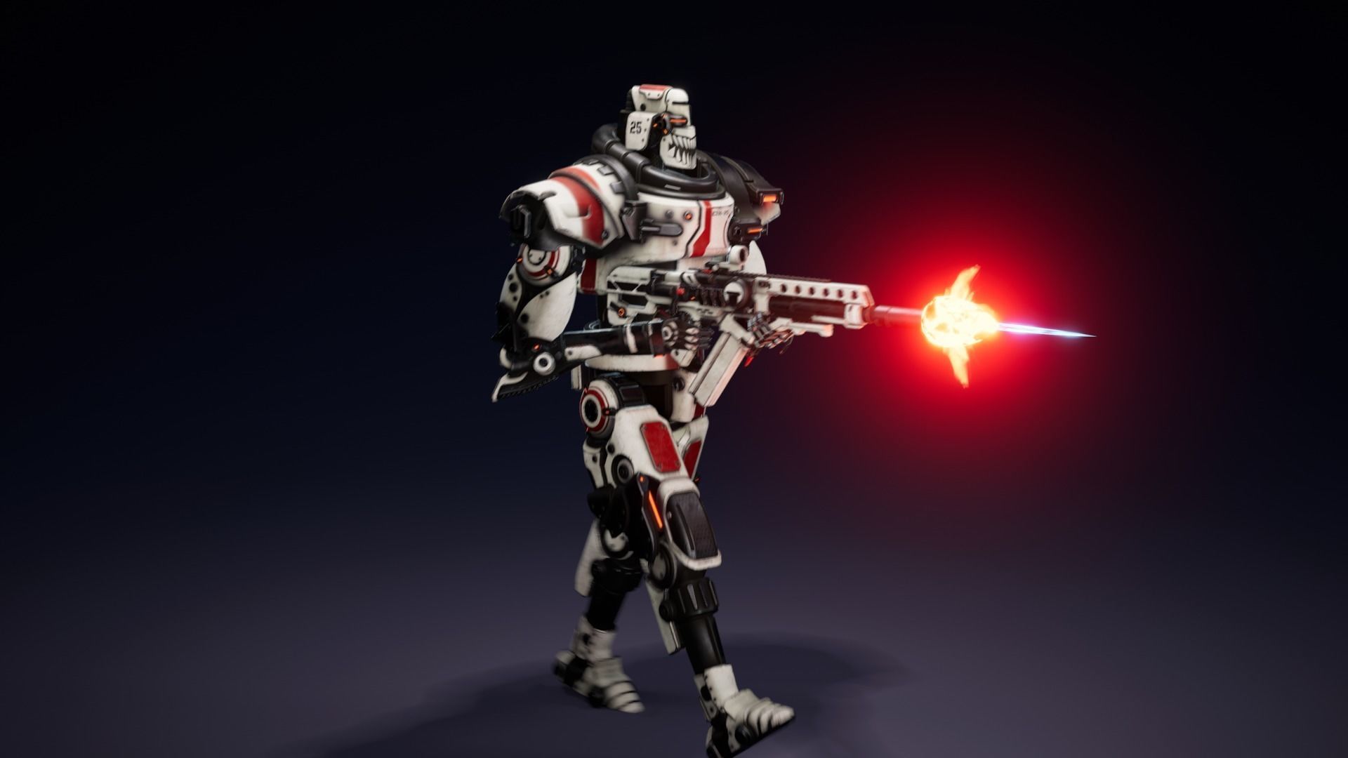 Etasphera25 sniper rifle in fortnite Low-poly 3D model_7